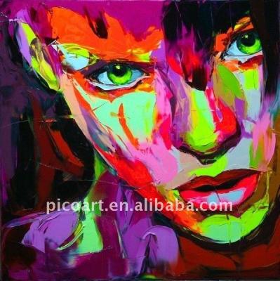 China Modern Acrylic Portrait Art Painting Modern Pop Art for sale