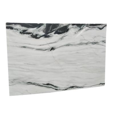 China China Modern Sichuan Polished Panda White Marble Stone Slab for sale