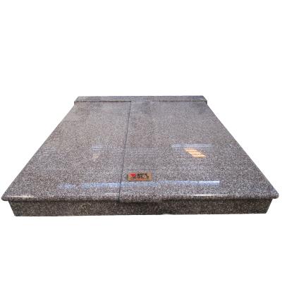 China EUROPEAN G664 Granite Headstones Slovakia Style Double Cover en venta