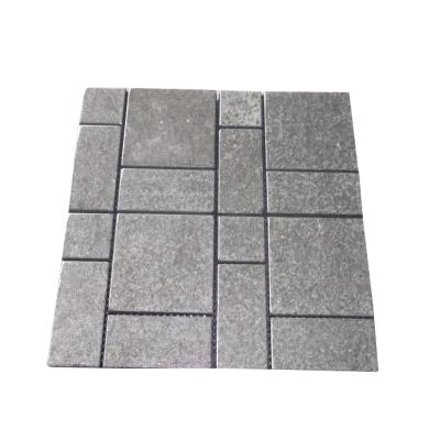 China G684 Patio Black Basalt Granite Garden Cobblestone Pavers for sale