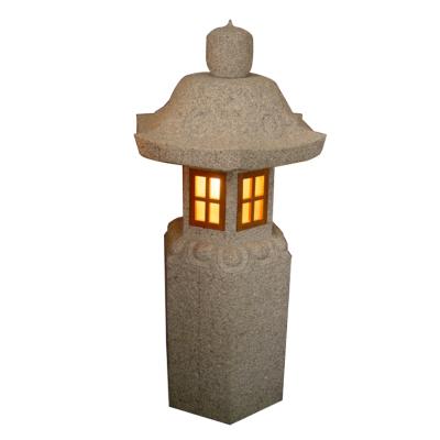 China Stone Japanese Granite Stone Lantern for sale