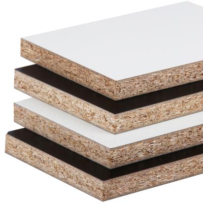 China Environmental Protection 16mm Melamine E0 Faced Particleboard Price 4x8 Size for sale