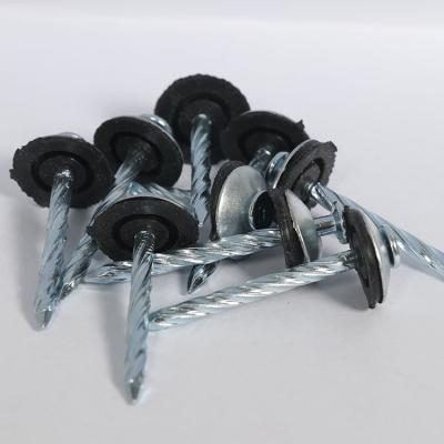 China Steel Galvanized Roofing Rubber Gasket Nails for sale