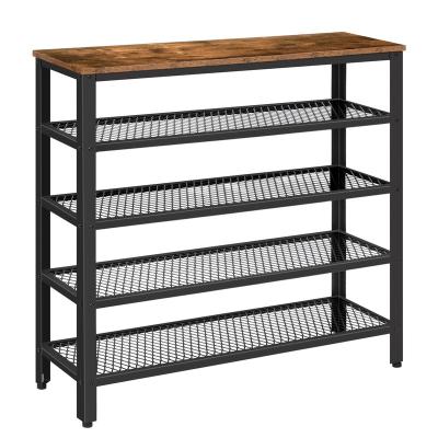 China 5-Tier (Adjustable Shoe Rack) 5-Tier, Sturdy Angle Iron, Industrial Shoe Shelf for sale