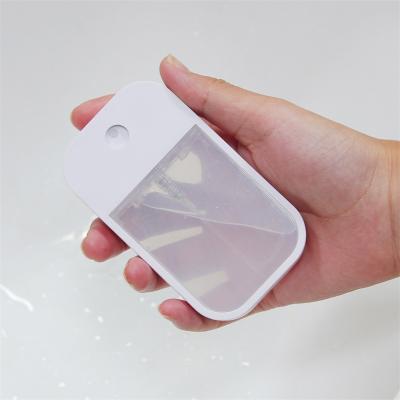 China Perfume 2020 New Design Mobile Phone Shaped 38ml Credit Card Perfume Mist Spray Plastic Pocket Bottle for sale