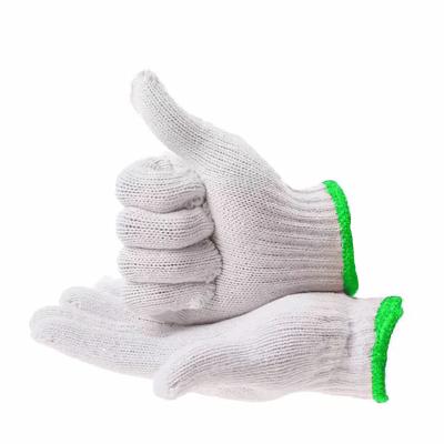 China Affordable Durable High Quality Wicking Anti-Slip Fit Cotton Yarn Work Gloves for sale