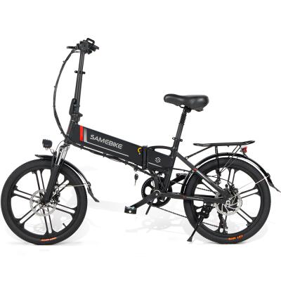 China Hot Sales Aluminum Alloy Folding Bike 7 Speed ​​Portable Outdoor Simplicity Electric Bike for sale