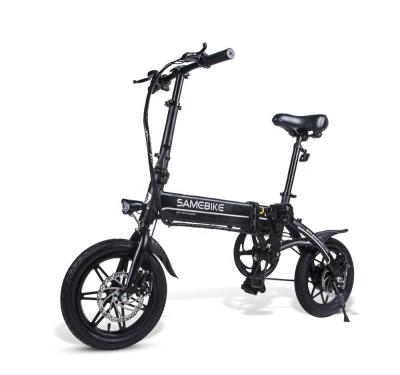 China Aluminum alloy 14 inch ebike 36V 250W high speed folding electric bicycle aluminum alloy electric bike for sale