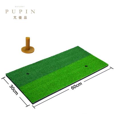 China 5mm PP Grass Golf Mat Two Color / Three-color Ball Mat Putting Mat for sale