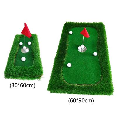 China Water Golf Putting Mat Percussion Mat Floating Fruit Ridge Mat Outdoor Recreation Activities Practice Golf 30*60cm for sale