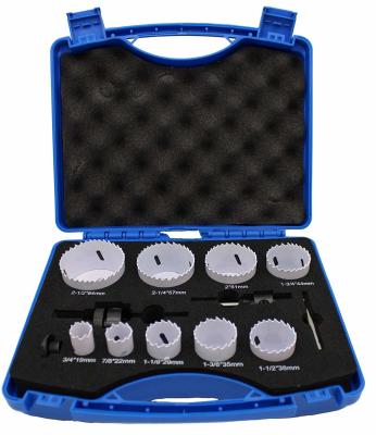 China HSS M3 HSS Bi-Metal Hole Saw Kit  Hole Saw Set Bits 13-Piece General Purpose for sale