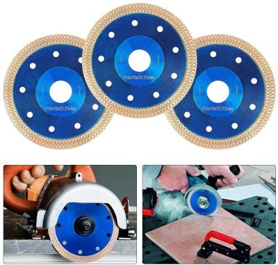 China Rueda de disco de Diamond Saw Blade Porcelain Cutting de 4,5 pulgadas para el corte mojado en venta