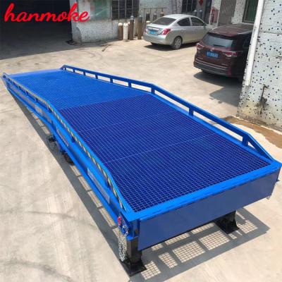 China Widely Used Mobile Hydraulic Container Loading Loading And Unloading Ramp For 20 Tons for sale