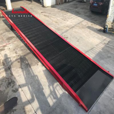 China 10ton hotels loading dock ramp steel slope with loading ramps for trailers for sale