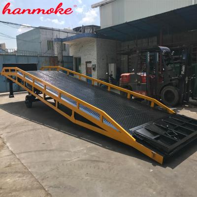 China Hotels Hydraulic Loading Ramp Container Loading Dock Ramp Heavy Duty Slope For 10 Ton for sale