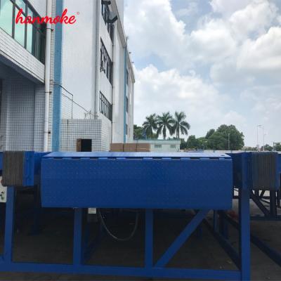 China Hot sale 10ton hotels hanmoke factory manual edge dock levelers for sale