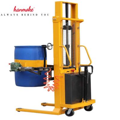 China HDRS-450-E series hotels 2380mm height Canton drum lifting equipment, 2300pouring height durm handling equipment for sale