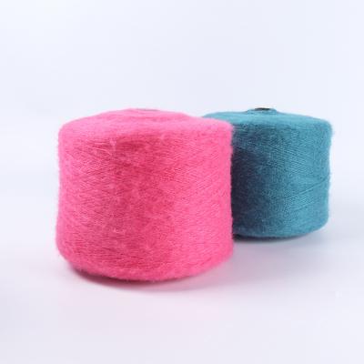 China Wholesale 5.8NM 100% Acrylic Scythe Cone Knitting Weave Dyed Child Anti-pilling 100% Crocheting Wool Mohair Fancy Yarn for sale