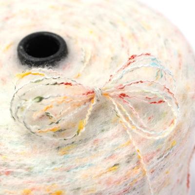 China Dyed Anti-Static Yarn 50/50 Polyester 1/5.5Nm Acrylic Knitting Crochet Blend Wool Fancy Rainbow Blended Mohair Yarn for sale