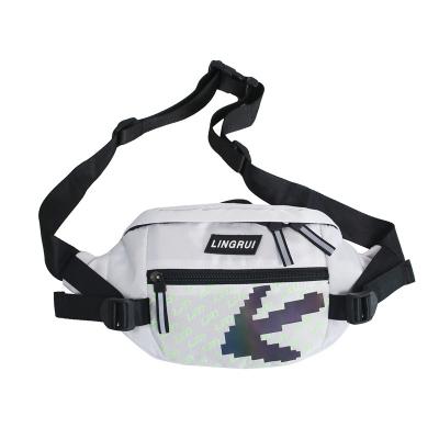 China Portable High quality Waterproof Waist Bag Men Customize Logo Fanny Pack Belt Sports Waist Bag for sale