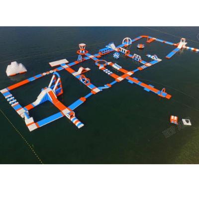 China Hot Selling Durable Water Park Inflatable Commercial Land Inflatable Water Parks Obstacle Park and Inflatable Park Water for sale