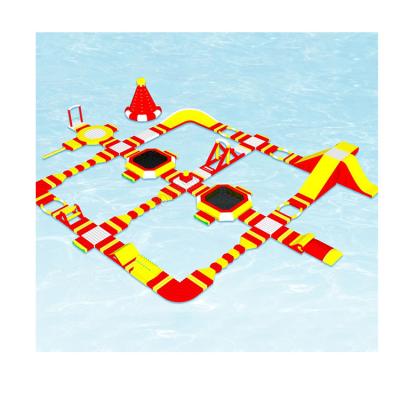 China Dourable Largest Giant Inflatable Water Park Inflatable Water Park Floating Inflatable Obstacle Course For Sale for sale