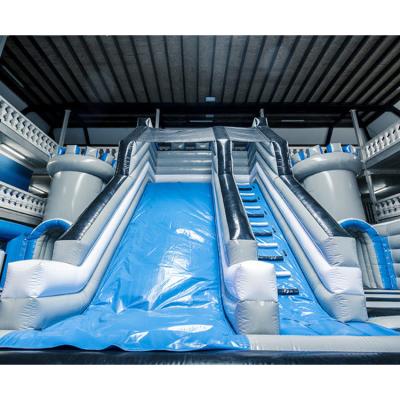 China Hot Selling Europe Style Dourable 8m x 15m Giant Inflatable Bouncer Inflatable Bounce Zone Fun World For Rental Business for sale