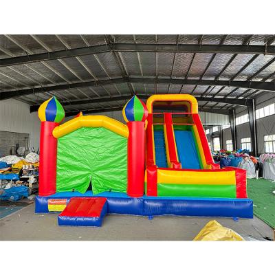 China Customized Waterproof Inflatables Jumping City Bouncy Inflatable Kids Fun Bouncer Castle Amusement Park Playground for sale