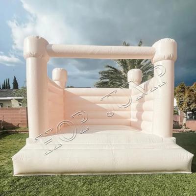 China Hot Sale 15ft Commercial Inflatable White Bouncer Dourable 13ft Bouncy Castle Jumping House Wedding Inflatable Bounce For Sale for sale