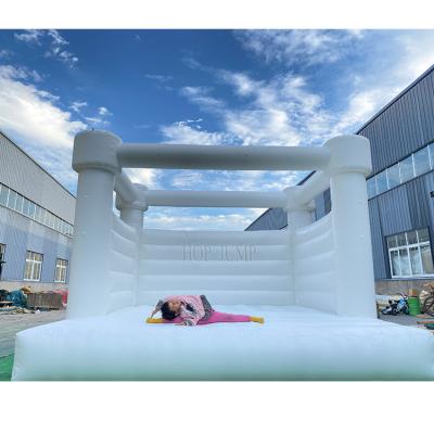 China UV Protective  Flame Retardant  Waterproof Commercial white modern bounce house white bounce house combo kids and adults party rental white bounce house inflatable castle for sale