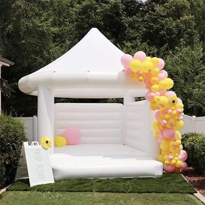 China UV Protective  Flame Retardant  Waterproof Commercial party rental white bounce house inflatable commercial grade white bounce house white bounce house inflatable bouncer for sale