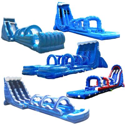 China Dourable Hot sale water slide inflatable commercial inflatable water slide with pool inflatable water slides wholesale for sale