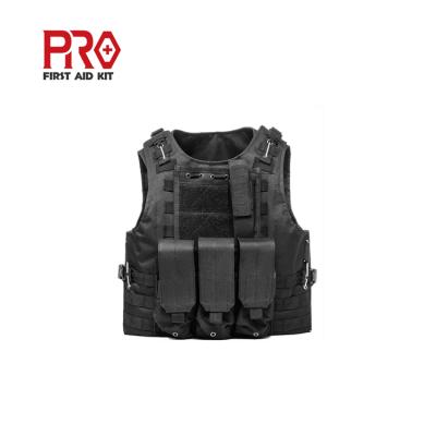 China Fashion Supply 600D Molle Plate Vest Nylon Black Military Army Gear Bulletproof Police Tactical Vest for sale