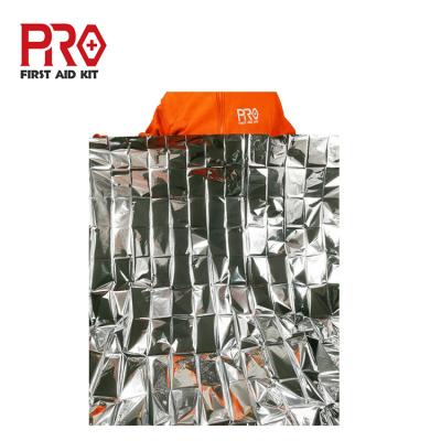 China Survival Gold Silver Foil MPET 12um Mylar Olive Drab First Aid Mylar Emergency Hypothermia Blanket for sale