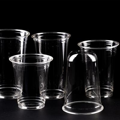 China Restaurant coffee shop cold drink shop diner biodegradable and compostable pla clear cups with eco friendly quality for sale