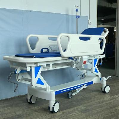 China High Quality Metal Emergency Head Adjustable Ambulance Medical Used Stretcher For Sale for sale