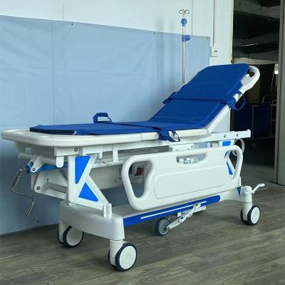 China Good quality metal aluminum alloy hospital ambulance folding chair stretchers for transferring patient for sale