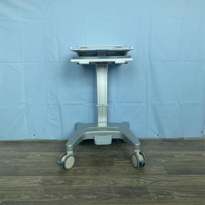 China Traditional Hospital Furniture Hot Sale Checkout Computer Cart Mobile Nursing Laptop Cart Computer Cart Medical Trolley for sale