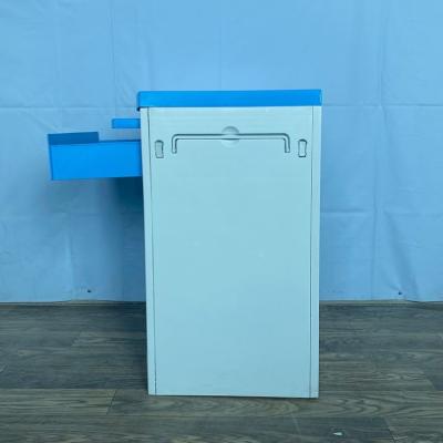 China Traditional phenolic resin bedside cabinet for hospital, bedside medical locker with food table for sale