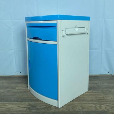 China Traditional ABS Hospital Bedside Table Plastic Medical Cabinet for sale