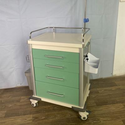 China Traditional Hot Selling Large Size Hospital Furniture Stainless Steel Medicine Trolley for sale