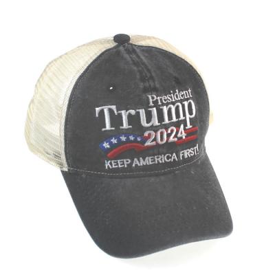 China Custom 2024 JOINT Trump 2024 Campaign Rally Embroidered Hats USA Trump MAGA Hat Baseball Trucker Hat for sale