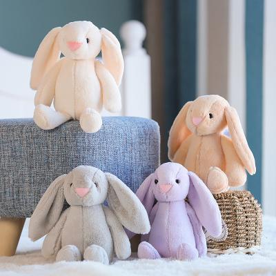 China Factory Price Lovely Handmade Plush Stuffed Rabbits Toys For Baby Soft Doll Long Ear Toys Cute Bunny Rabbit for sale