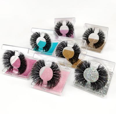 China Natural Wholesale Custom Long Packing Eyelashes Own Brand 100% Real Mink Lashes 3D Mink Eyelashes Private Label for sale