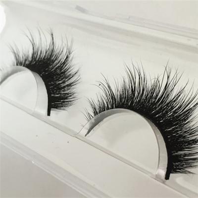 China Fur factory pricemink strip false eyelashes Korea style natural permanent eyelash for sale