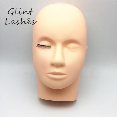 China Rubber Material Training Used Inflatable Mannequin Head Practice Model Mannequin Makeup Rubber Material Tools for sale