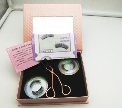 China OEM New Product Mink Eyelashes Crisscross Fashion Magnetic With Customer Package for sale