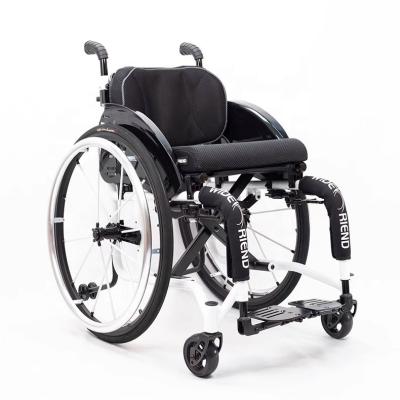 China Aluminum Alloy Lightweight Sports Manual Wheelchair for Disabled Walker & Rollator for sale