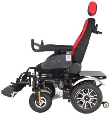 China 2024 Automic reclining Smart Strong Power Long Range Electric Wheelchairs with joystick 125*65*120cm for sale