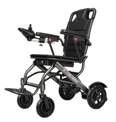 China Factory price airplane load Carbon Fiber lightweight  Folding  Electric Wheelchairs for handicap 86*57*93cm for sale